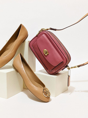 Coach C0695 Willow Camera Bag In Colorblock Rouge Multi