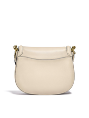 Coach C0749 Beat Saddle Glovetanned Leather Bag Ivory