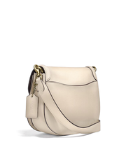 Coach C0749 Beat Saddle Glovetanned Leather Bag Ivory