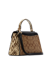 gambar-Coach-C1325-Pepper-Satchel-In-Signature-Canvas-Khaki-Black-Multi-Balilene-belakang