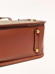 Coach-C2591-Tyler-Carryall-In-Signature-Canvas-Tan-Rust-Balilene-detail-bawah