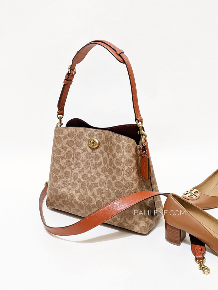 Coach-C2745-Willow-Shoulder-Bag-In-Signature-Canvas-Tan-Rust-Balilene-detail-depan1