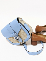 Coach-C2806-Georgie-Saddle-Bag-In-Signature-Canvas-Marble-Blue-Balilene-detail