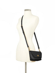 Coach C2815 Karlee Leather Crossbody Black