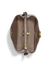 Coach Willow Bucket Bag In Colorblock Dove Grey Multi