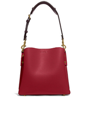 Coach C3766 Willow Bucket Bag In Colorblock Red Multi