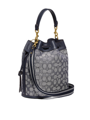 Coach-C3853-Field-Bucket-Bag-In-Signature-Jacquard-Midnight-Navy-Balilene-samping