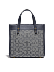 Coach-C3865-Signature-Jacqualin-Fled-Tote-22-Midnight-Navy-Balilene-depan