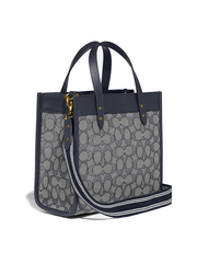 Coach-C3865-Signature-Jacqualin-Fled-Tote-22-Midnight-Navy-Balilene-samping
