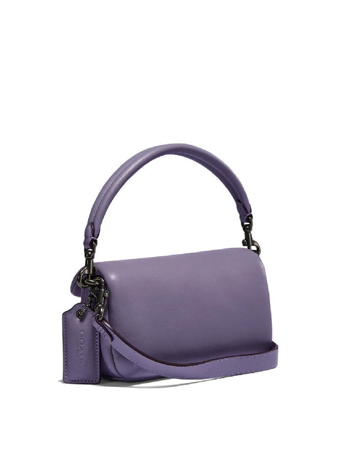Coach top purple handbag