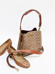 Coach-C3890-Willow-Bucket-BagIn-Signature-Canvas-Tan-Rust-Balilene-detail
