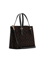 Coach C4250 Mollie Tote 25 In Signature Canvas Gold/Brown Black