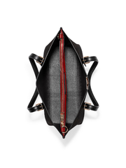 Coach C4250 Mollie Tote 25 In Signature Canvas Gold/Brown Black