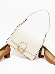 Coach C4823 Soft Tabby Shoulder Bag Ivory