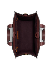 Coach C5273 Field Tote In Signature Leather Wine