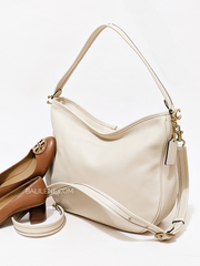 Coach Soft Tabby Hobo Ivory