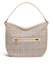Coach Soft Tabby Hobo In Signature Jacquard Stone Ivory