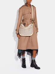 Coach Soft Tabby Hobo In Signature Jacquard Stone Ivory