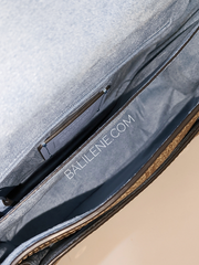 Coach Lucy Crossbody In Signature Canvas Marble Blue