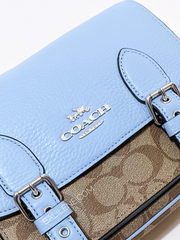 Coach Lucy Crossbody In Signature Canvas Marble Blue