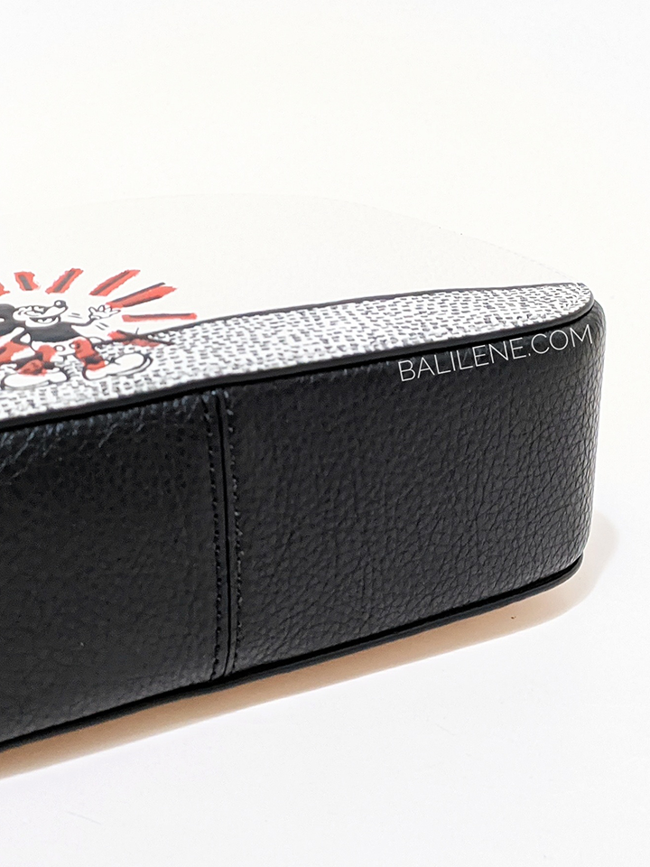 Coach-C6976-Disney-Mickey-Mouse-X-Keith-Haring-Serena-Satchel-Gold-Chalk-Multi-Balilene-detail-bawah