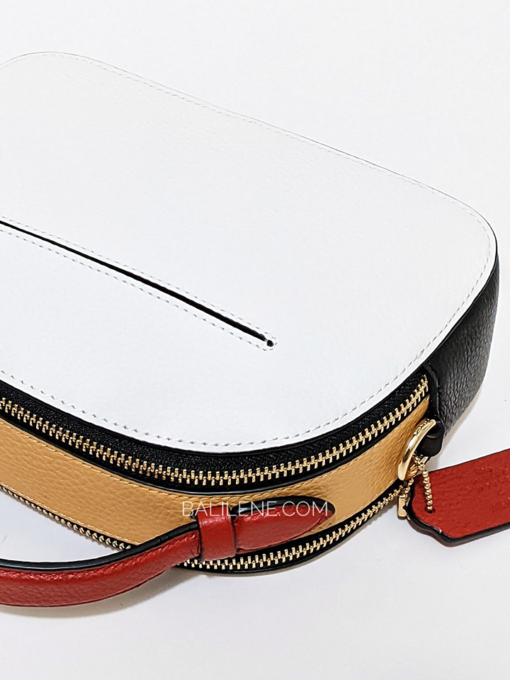 Coach-C6976-Disney-Mickey-Mouse-X-Keith-Haring-Serena-Satchel-Gold-Chalk-Multi-Balilene-detail-belakang