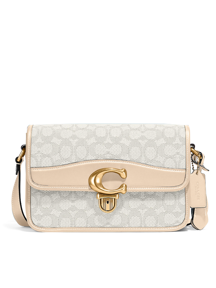 Coach C7933 Studio Shoulder Bag In Signature Jacquard Ivory – Balilene Coach C7933 Studio Shoulder Bag In Signature Jacquard Ivory – Balilene