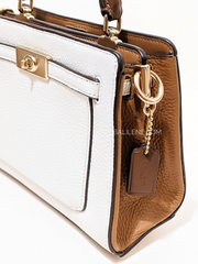 Coach C8319 Mini Lane Top Handle In Colorblock Penny Multi