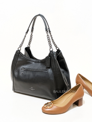 Coach C8532 Chain Kristy Shoulder Bag Black