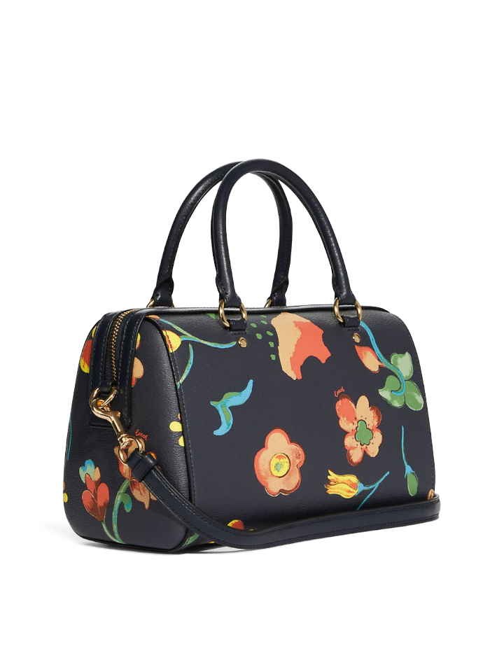 Coach rowan satchel with dreamy outlets land floral print