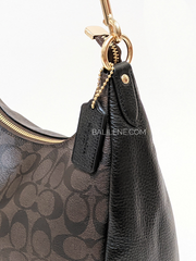 Coach C9189 Jules Hobo In Signature Canvas Brown Black