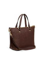 Coach Mini Gallery Crossbody Dark Saddle