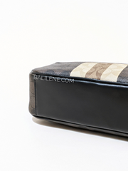 Coach C9965 Graham Crossbody In Blocked Signature Canvas With Varsity Stripe Mahogany Multi