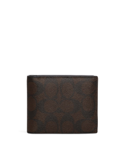 Coach-CA001-3-In-1-Wallet-In-Blocked-Signature-Canvas-Mahogany-Multi-Balilene-depan