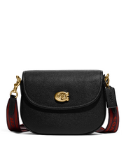 Coach CA094 Willow Saddle Bag Black