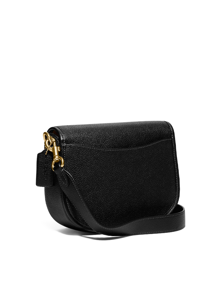 Coach CA094 Willow Saddle Bag Black Balilene