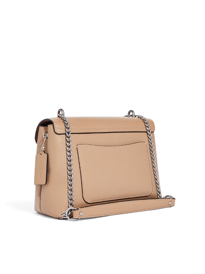 Coach taupe outlet purse