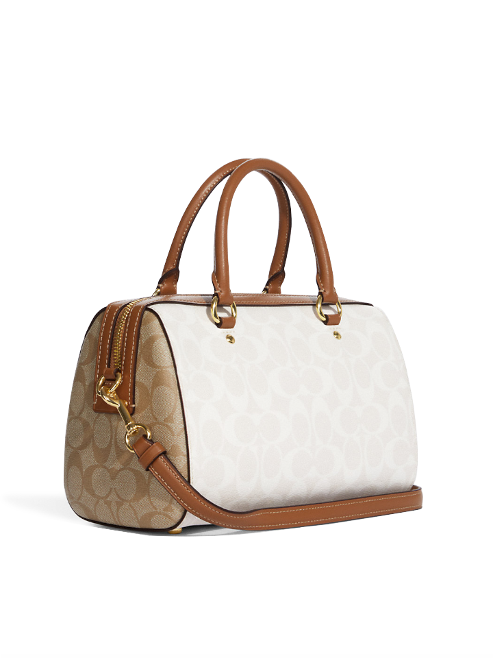 COACH® Outlet  Rowan Satchel In Signature Canvas