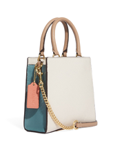 Coach CA620 Mini Pepper Crossbody In Colorblock Chalk Multi