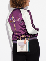 Coach CA620 Mini Pepper Crossbody In Colorblock Chalk Multi