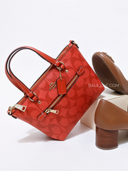 Coach-CA721-Mini-Gallery-Crossbody-In-Signature-Canvas-Miami-Red-Balilene-detail-depan