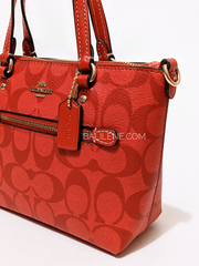 Coach-CA721-Mini-Gallery-Crossbody-In-Signature-Canvas-Miami-Red-Balilene-detail-samping
