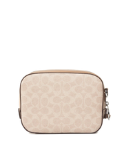 Coach Camera Bag In Signature Canvas Crossbody Sand Taupe