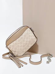 Coach Camera Bag In Signature Canvas Crossbody Sand Taupe
