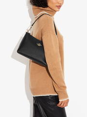 Coach-Clara-Shoulder-Bag-Black-Balilene-onmodel1