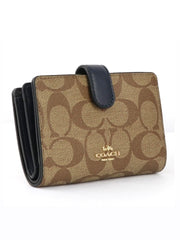 Coach F23553 Corner Medium Signature Khaki Midnight
