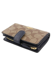 Coach F23553 Corner Medium Signature Khaki Midnight