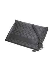 Coach-F29508-Carryall-Pouch-In-Signature-Canvas-Charcoal-Black-Balilene-detail