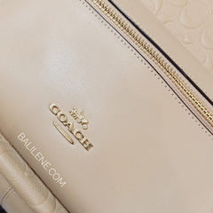 Coach F32083 Charlie Backpack Signature Desboss Beechwood