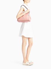 Coach F36464 Edie 31 Refined Pebble Leather Shoulder Bag Blush